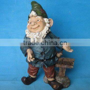 Polyresin Gnome For Garden Decoration Craft