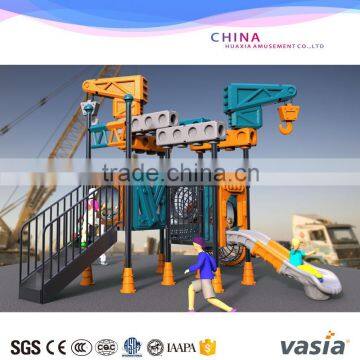 2016 New Design Galvanized Pipe Material Equipment Outdoor Playground Fences