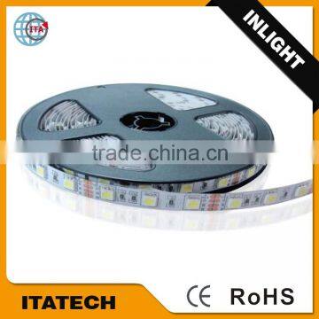 WW/NW/CW/R/G/B/Y 14.4W/M SMD5050 DC12V 60LED/M Flexible Led Strip light