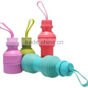 foldable silicone water bottle outdoor sport water bottle