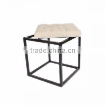 customized modern design iron stand ottoman