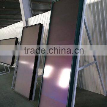 EPDM sealing tempered glass 1000*2000*80/2400*840*80/2420*860*80 mm flat plate solar collector water heater