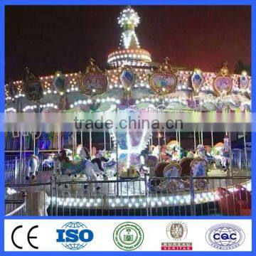 Amusement park ride 24 seats carousel