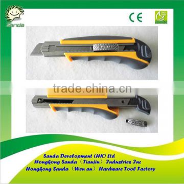 heavy duty utility knife with soft grip