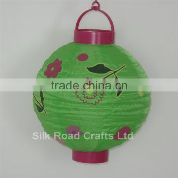 LED hanging paper lantern for outdoor decoration