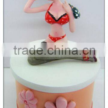 Resin jewelry boxes, decorative jewelry boxes