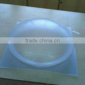 customized high quality transparent plastic LED light cover supplier