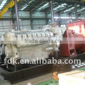 2000kw MTU diesel generator 16V165TS3D-3D