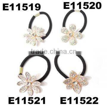 fashion glitter flower hairband with stone