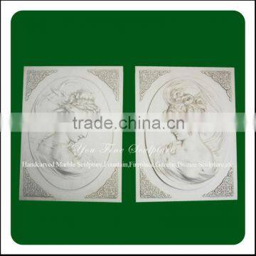 Hot sale unique elegent stone carving decorative wall relief