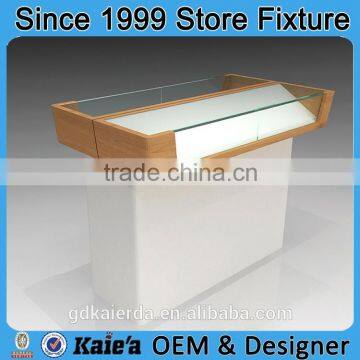 glass mobile phone display counter/mobile phone counter display