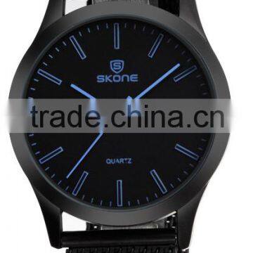 Skone Brand 7345 Black Face Chinese Wholesale Watches ip Black Woven photo-4