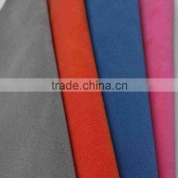 Flocking Leather Medium Peeled Synthetic Leather Fabric for Handbag Leather Jacket Leather Shoe photo-6