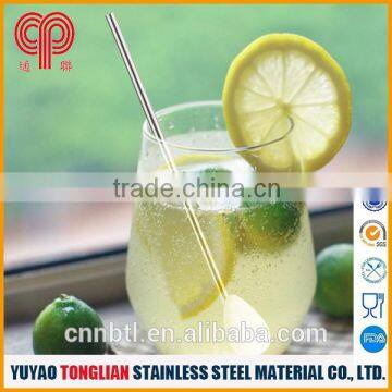 Wholesale Good Quanlity Stainless Steel Drinking Straw with spoon/metal drinking straw