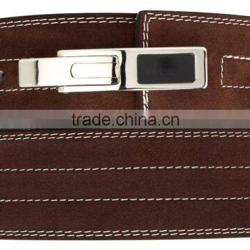 Weight Lifting Lever Buckle Belt/suede Leather Power Weight Lifting Lever Belt with Customized Logo