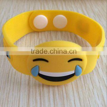 Funny Pvc Emoji Bracelet photo-5