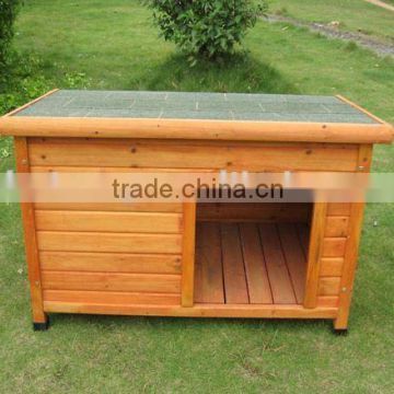 wooden dog house