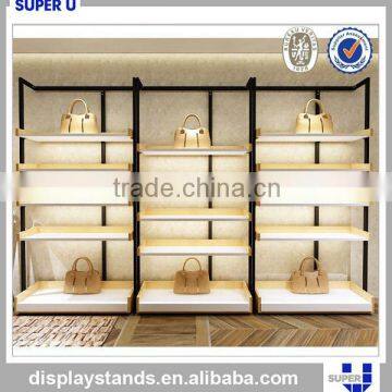 Custom made bag showroom retail shop display unit handbag