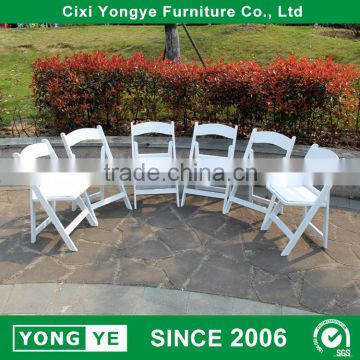 wholesale price durable resin folding chairs for party supply