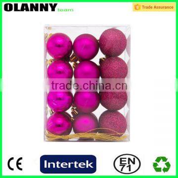 new design festival plastic clear plastic christmas balls