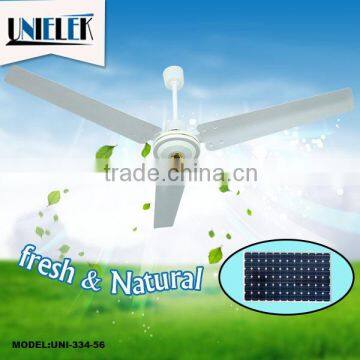 2015 Summer DC 12V Solar Energy Ceiling Fan With Metal Blade Cheap Ceiling Fan photo-6
