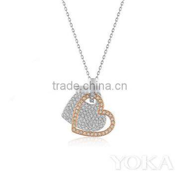 Heart pendant necklace