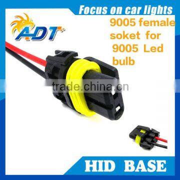 9005 female auto bulb socket base holder