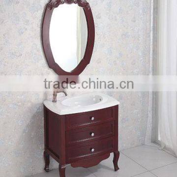 2013 Hot sell European Antique Solid Wood Bathroom Vanity 5824