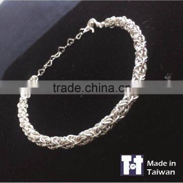 Customized 925 Byzantium Sterling Silver Bracelet For Women's photo-4