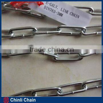 DIN763 Standard Galvanized Chinli Chain,Q235 Material Welding Chain For Galvanized Chain photo-2