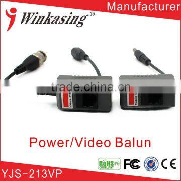 2016 manufacturer supply HDTVI/HDCVI/AHD video balun/ bnc to rj45 balun YJS-213VP