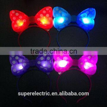 Made in china high quality wholesale cheap hair band led light hair pin