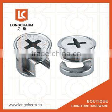 YL-901Y2 zinc alloy furnitre connector furniture cam lock fastener from furniture connecting fitting