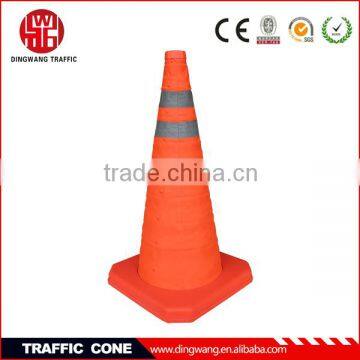 Road safety retractable cones