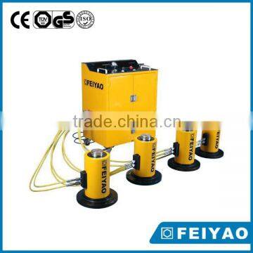 PLC synchronous lifting jack system