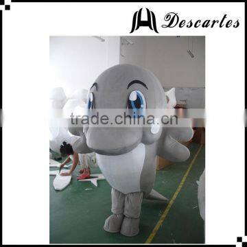 Custom made sea animal plush costume, adult whale mascot costume for festival