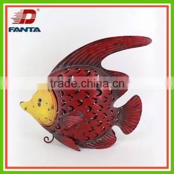 Newest Summer Series Vivid Ocean Iron Fish With LED Light for Home Decor photo-2