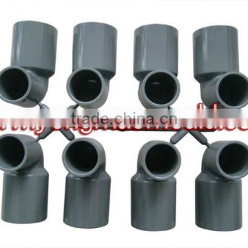 Plastic 90 Degree Elbow Fitting Injection Mould/8 Cavities/Collapsible Core