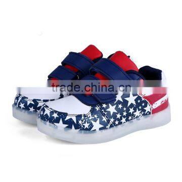 Comfortable Rechargeable Changeable Colors Light up Running Sports Casual Shoes for Kids JK-011 photo-3