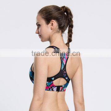 Wholesale Young Ladies Sexy Sportswear Sublimation Printed Gym Trainning Custom Wear Women's Sport Bra Quality Choice photo-4