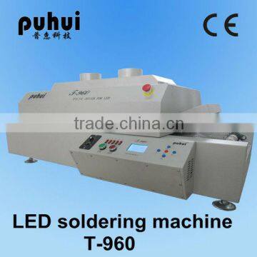 Puhui T960 wave soldering machine,smd led soldering oven,infrared solder,reflow oven,taian,T960