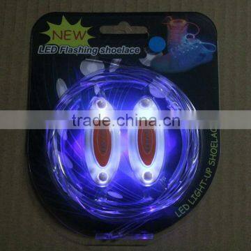 Attractive design led glowing shoelaces,LED flashing shoelace,led neon shoelaces