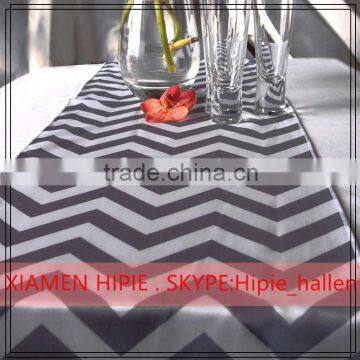 chevron Satin Table Runner Wedding Decoration Supply Party Decor