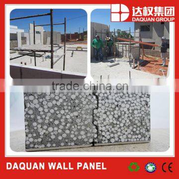 Lightweight 100% asbestos free EPS cement sandwich wall panel