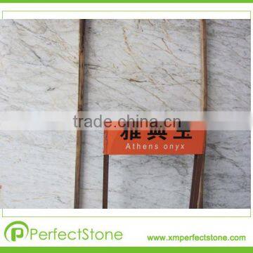 White Athen onyx for countertop Athen marble stone cheap price