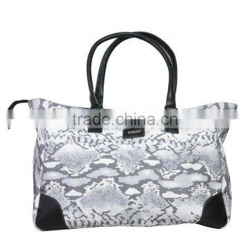 durable new pattern PVC lady shoulder handbag