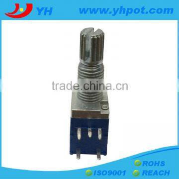 YH 9mm shaft length 18mm with switch 10k rotary potentiometer 5pin