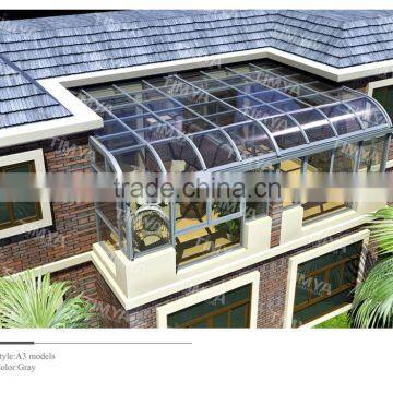 Beautiful Design& Heavy-Duty 2mm Toughed Glass with Construction Greenhouse