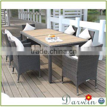 Hot sale nested purple set of dining table set