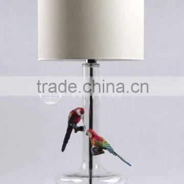 fancy glass base table lamp